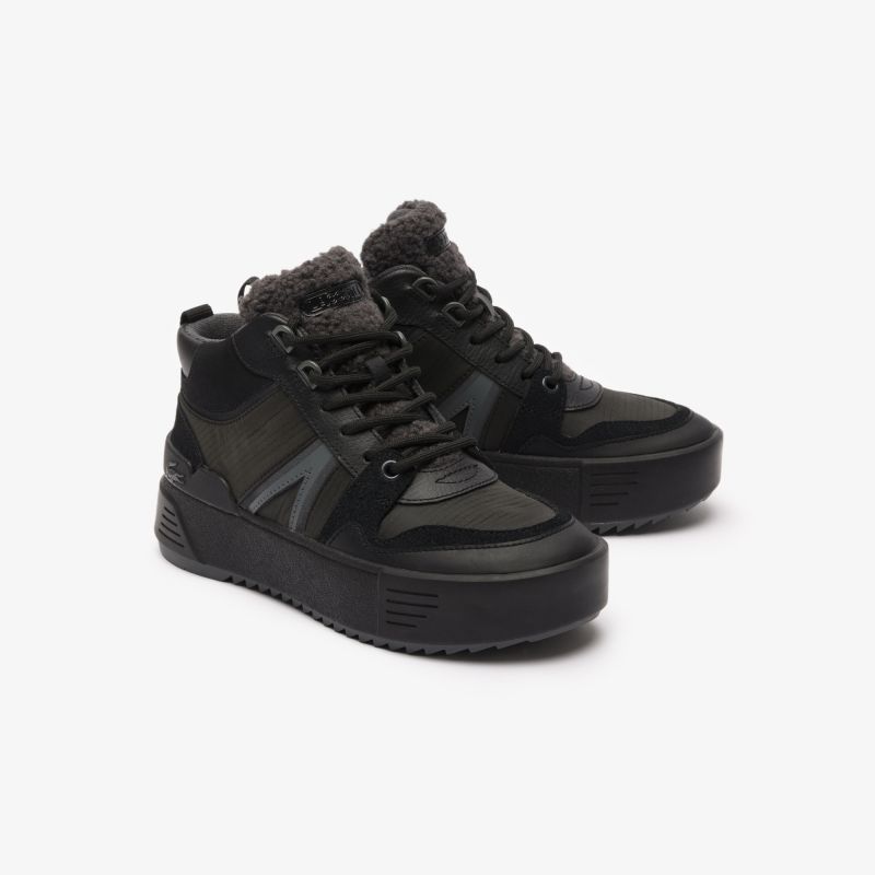Женские высокие кеды Lacoste L002 WINTER MID