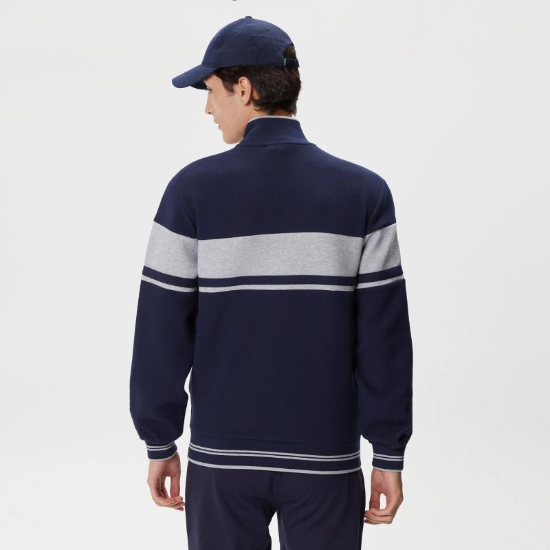 Мужская толстовка на молнии Lacoste из хлопка