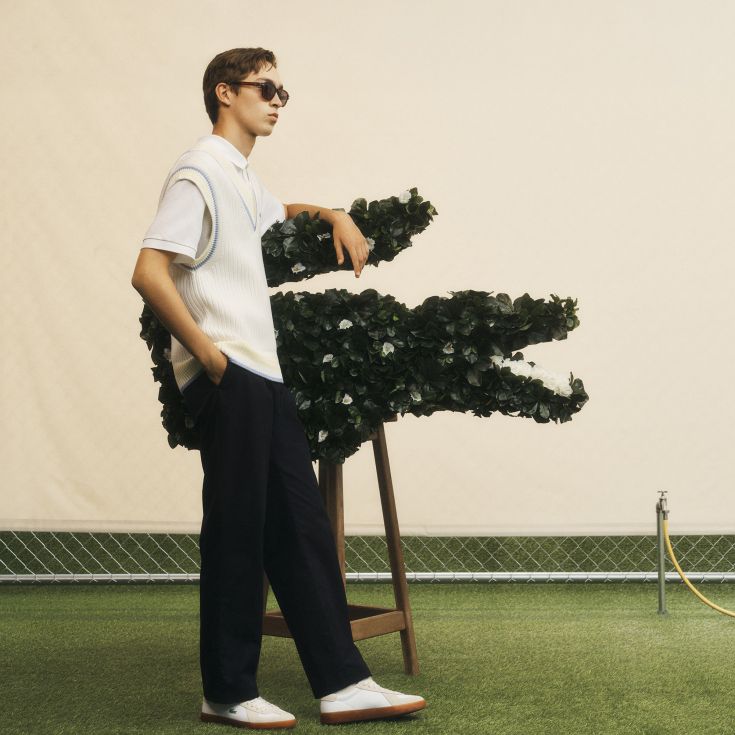 Мужские кеды Lacoste BASESHOT