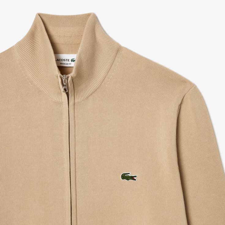 Мужской свитер Lacoste на молнии из органического хлопка