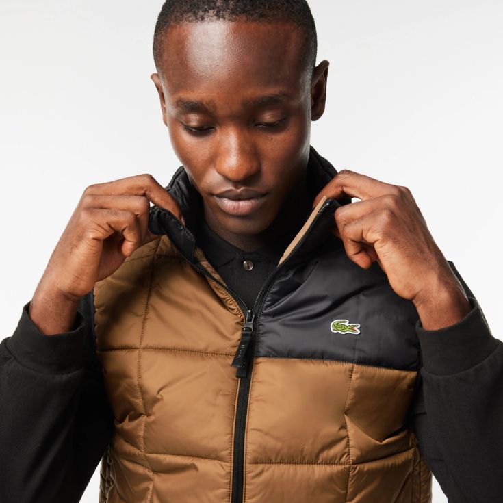 Мужской жилет с утеплителем Lacoste