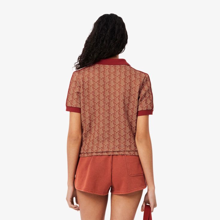 Женское поло Lacoste