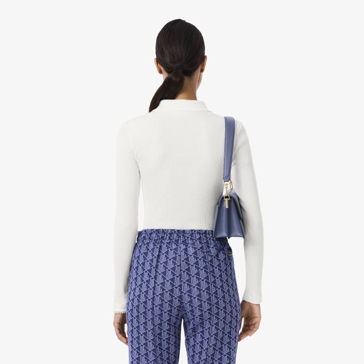 Женское поло с длинным рукавом Lacoste