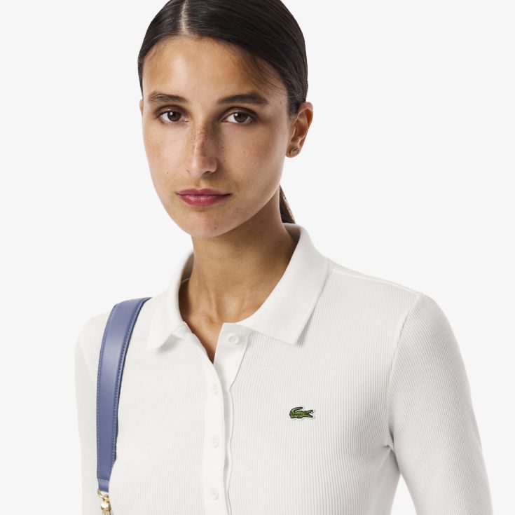 Женское поло с длинным рукавом Lacoste
