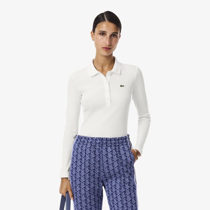 Женское поло с длинным рукавом Lacoste