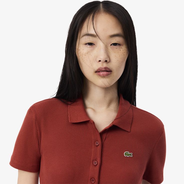 Женское поло Lacoste