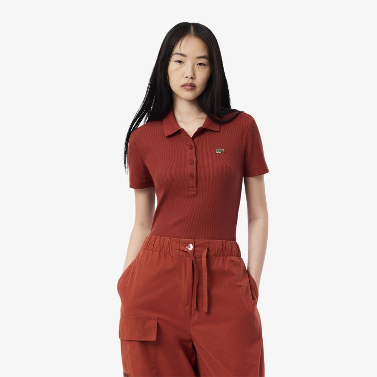 Женское поло Lacoste