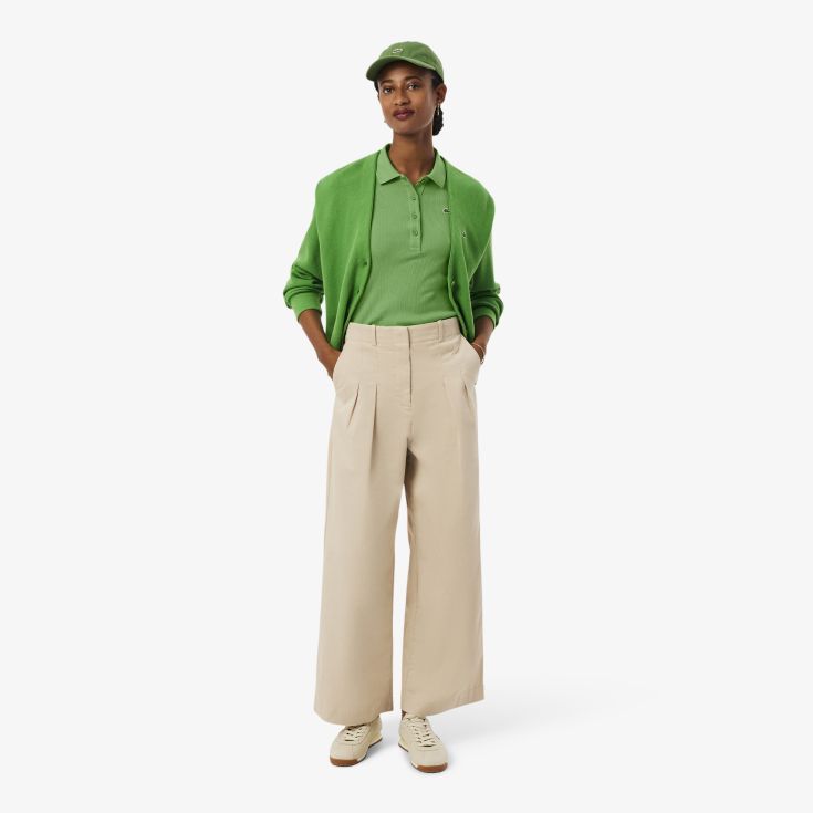 Женское поло Lacoste