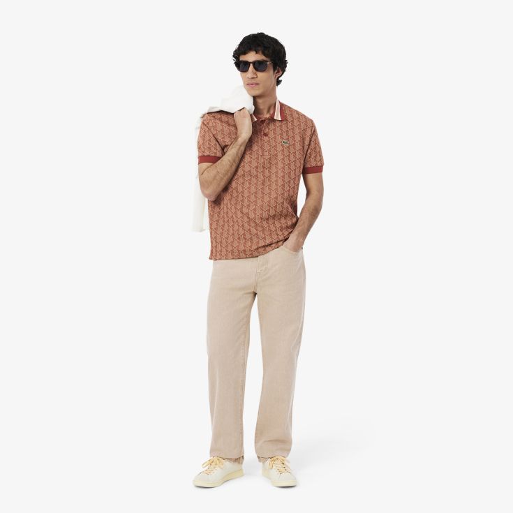 Мужское поло с коротким рукавом Lacoste