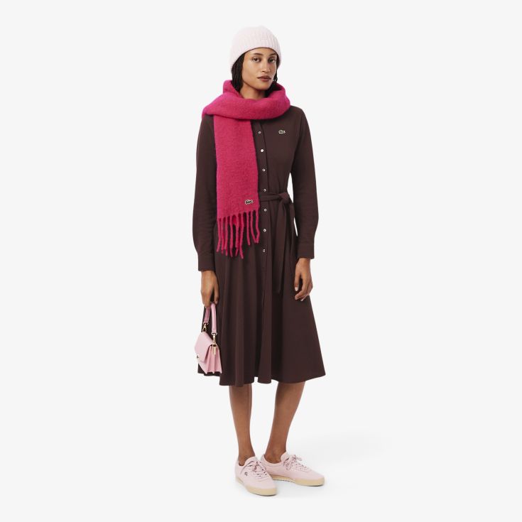 Женское платье миди Lacoste