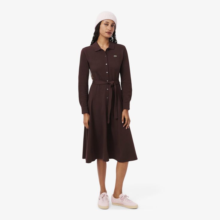 Женское платье миди Lacoste