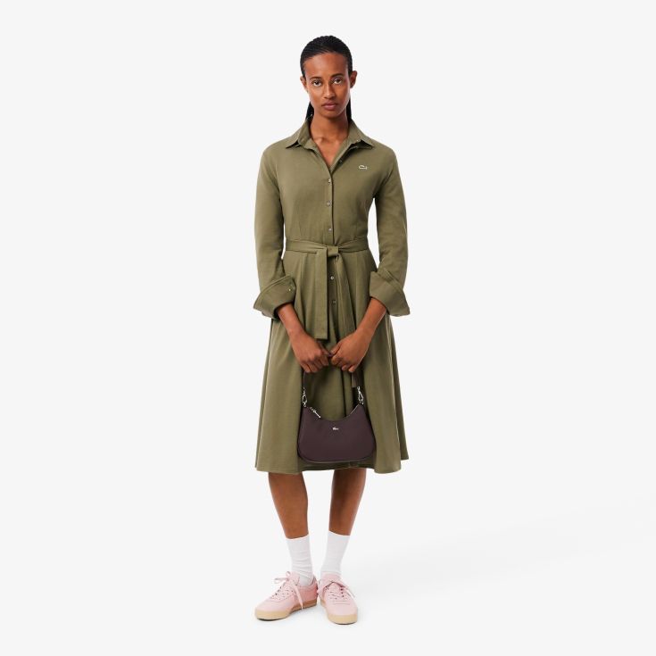 Женское платье миди Lacoste