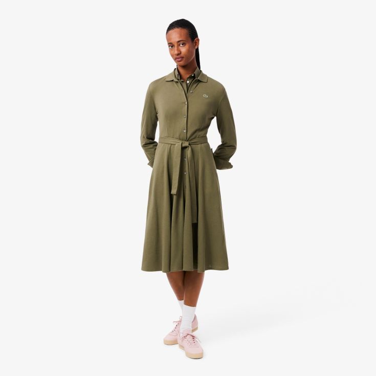 Женское платье миди Lacoste