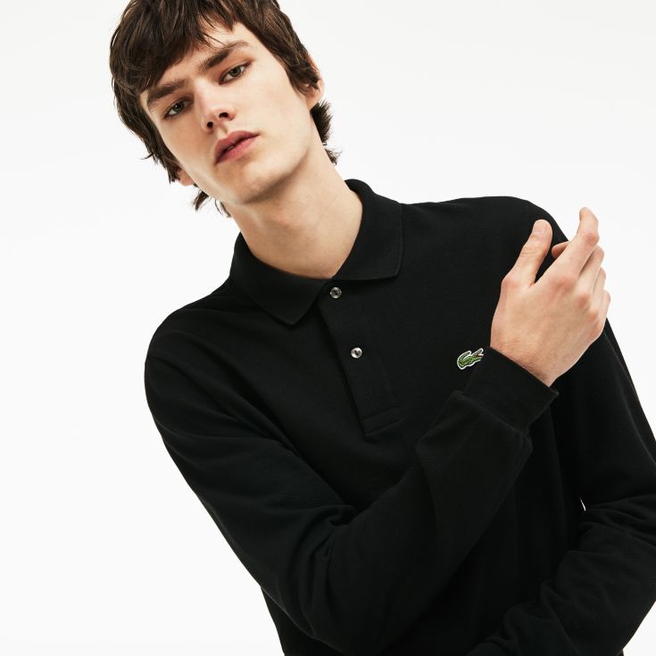 Мужское поло с длинным рукавом Lacoste