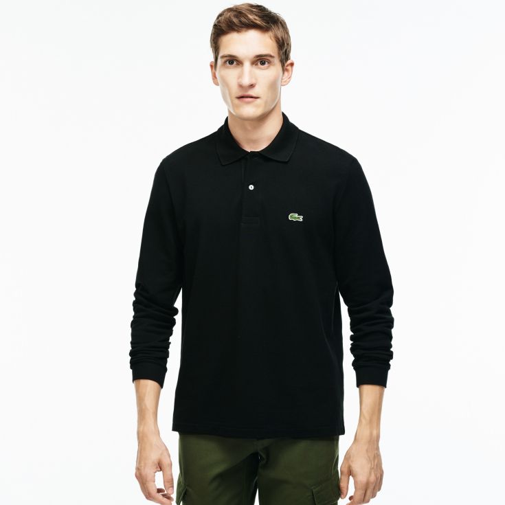 Мужское поло с длинным рукавом Lacoste
