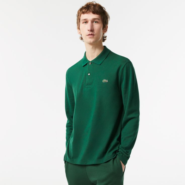 Мужское поло Lacoste L.12.21 Classic fit с длинным рукавом