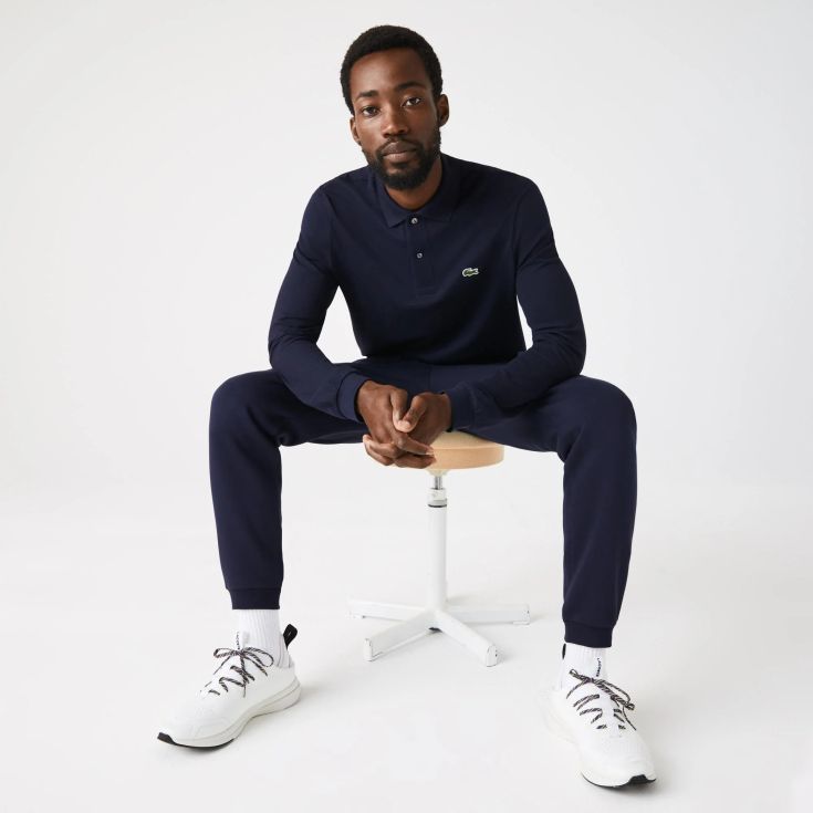 Мужское поло с длинным рукавом Lacoste