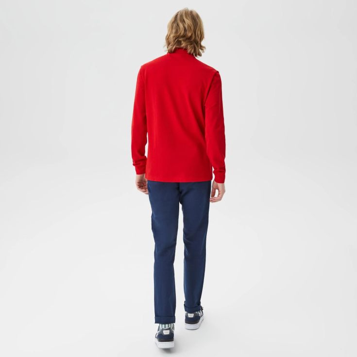 Мужское поло с длинным рукавом Lacoste