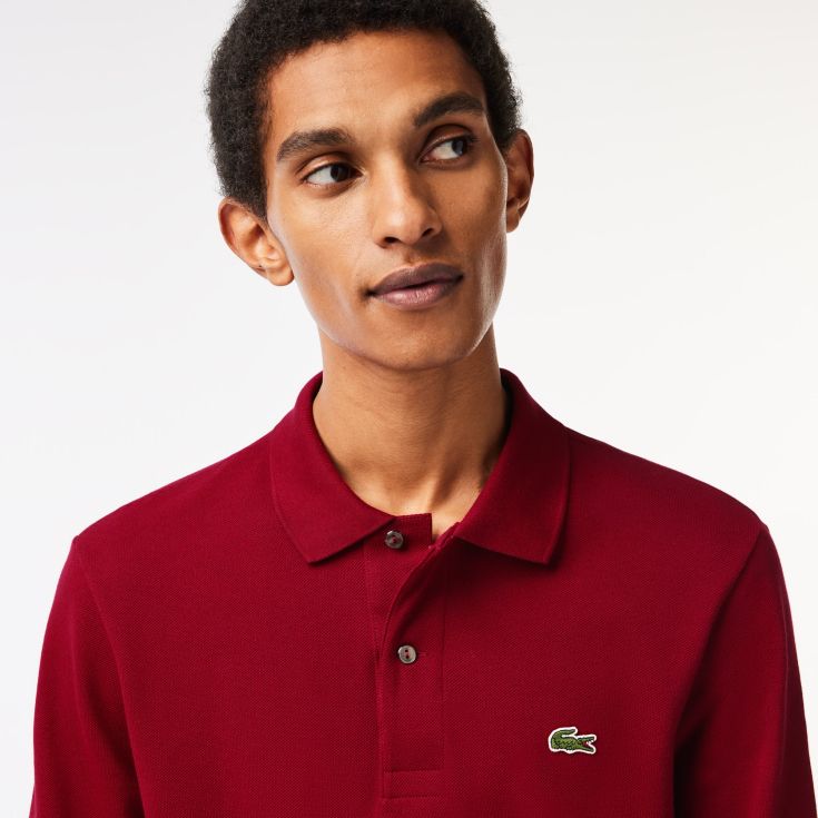 Мужское поло с длинным рукавом Lacoste
