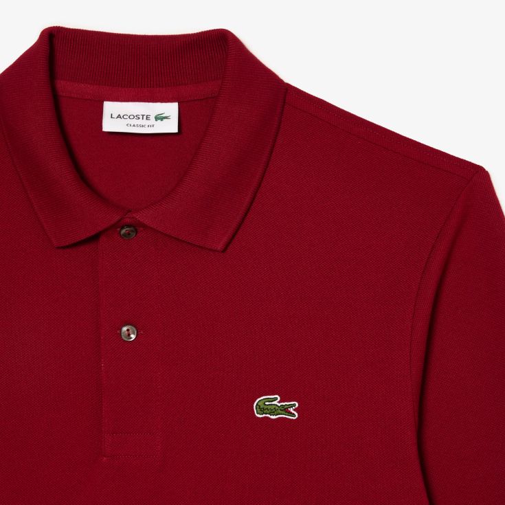 Мужское поло с длинным рукавом Lacoste