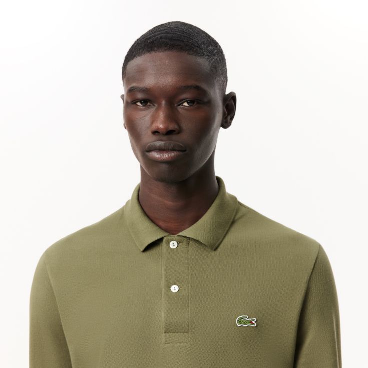 Мужское поло с длинным рукавом Lacoste