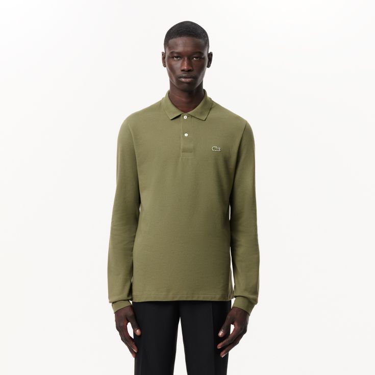 Мужское поло с длинным рукавом Lacoste