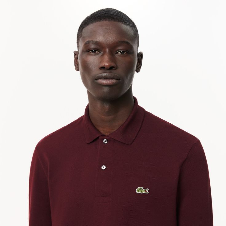 Мужское поло с длинным рукавом Lacoste