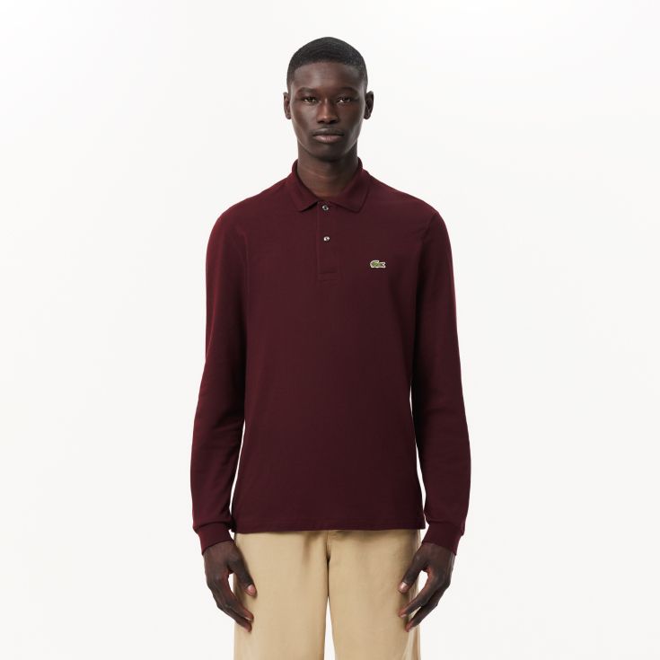 Мужское поло с длинным рукавом Lacoste