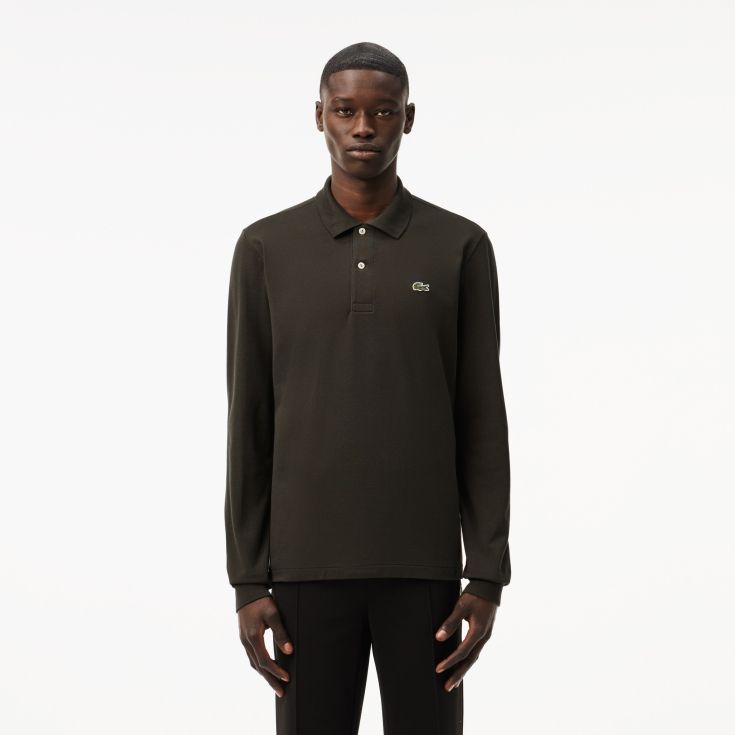 Мужское поло с длинным рукавом Lacoste