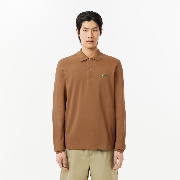 Мужское поло с длинным рукавом Lacoste