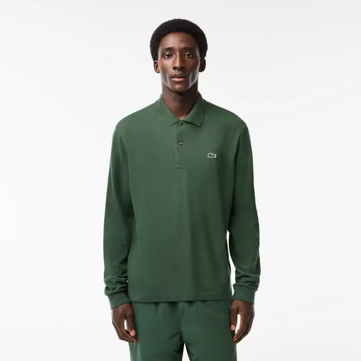 Мужское поло с длинным рукавом Lacoste