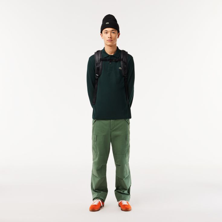 Мужское поло с длинным рукавом Lacoste