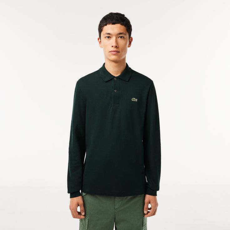 Мужское поло с длинным рукавом Lacoste