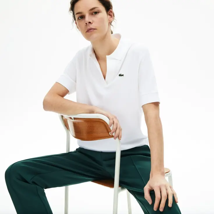Женское поло Lacoste