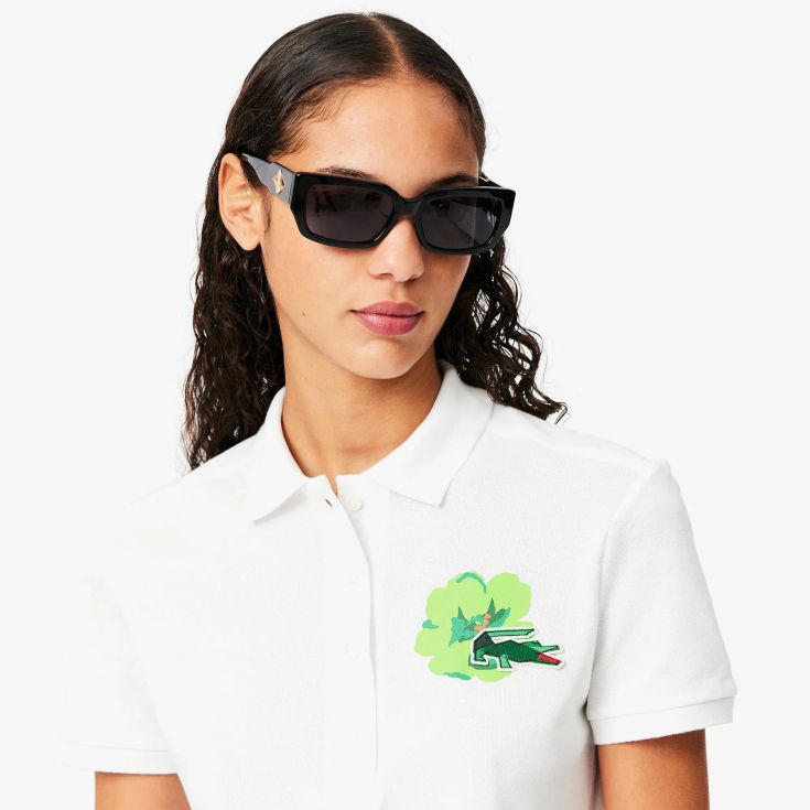 Женское поло Lacoste