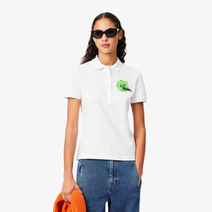 Женское поло Lacoste