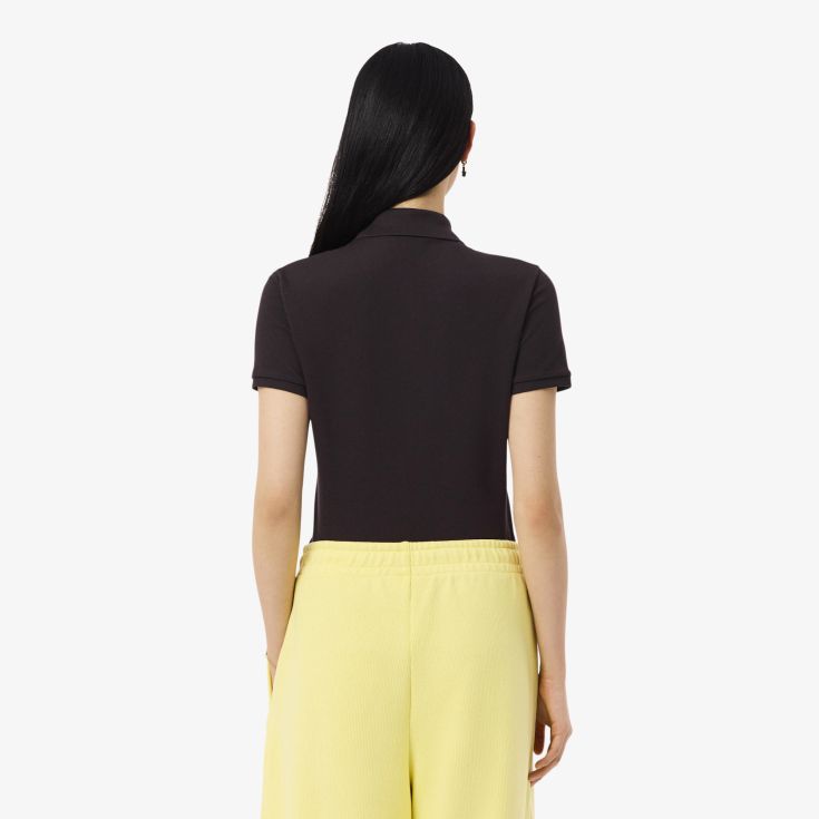 Женское поло Lacoste Slim Fit из эластичного хлопка