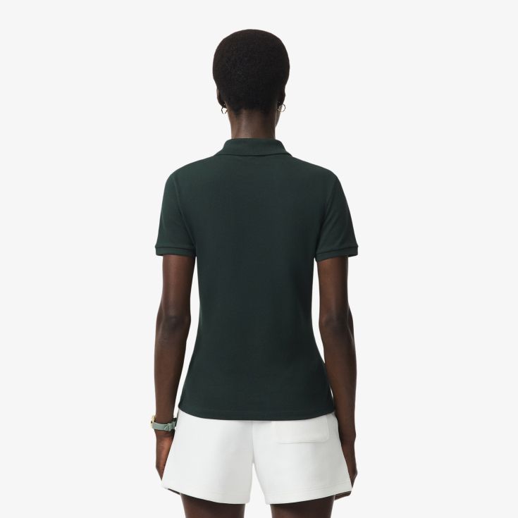 Женское поло Lacoste Slim Fit из эластичного хлопка