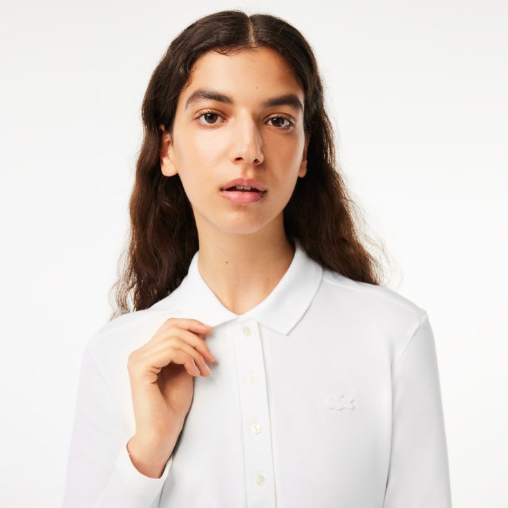 Женское поло Lacoste