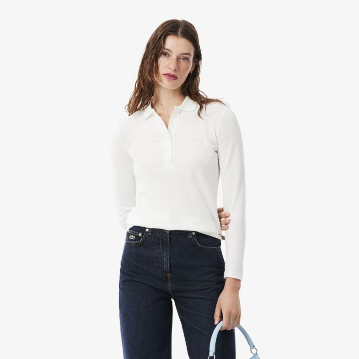 Женское поло Lacoste