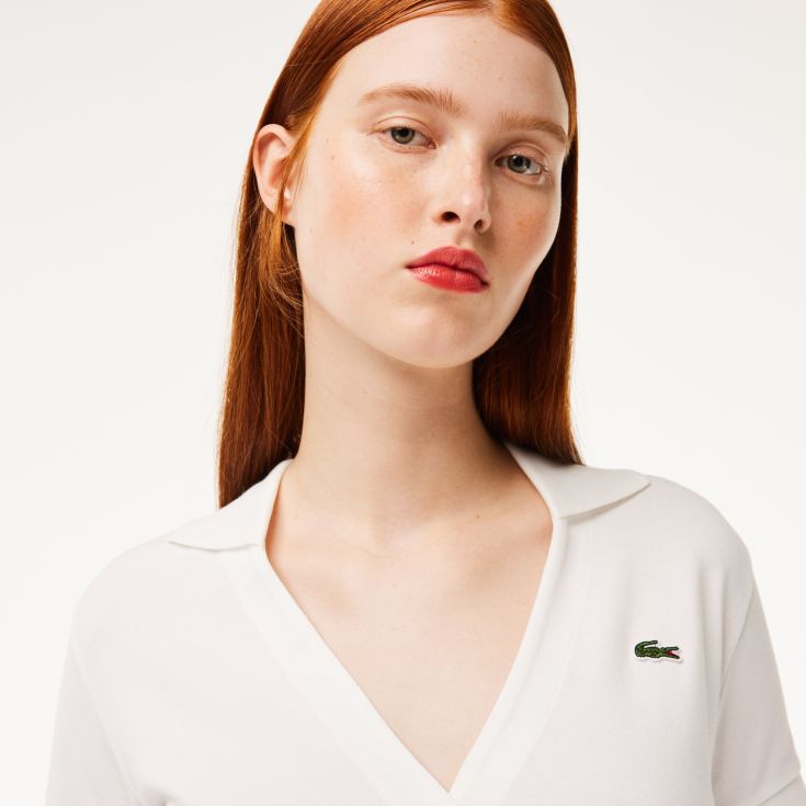 Женское поло Lacoste Stretch Pique