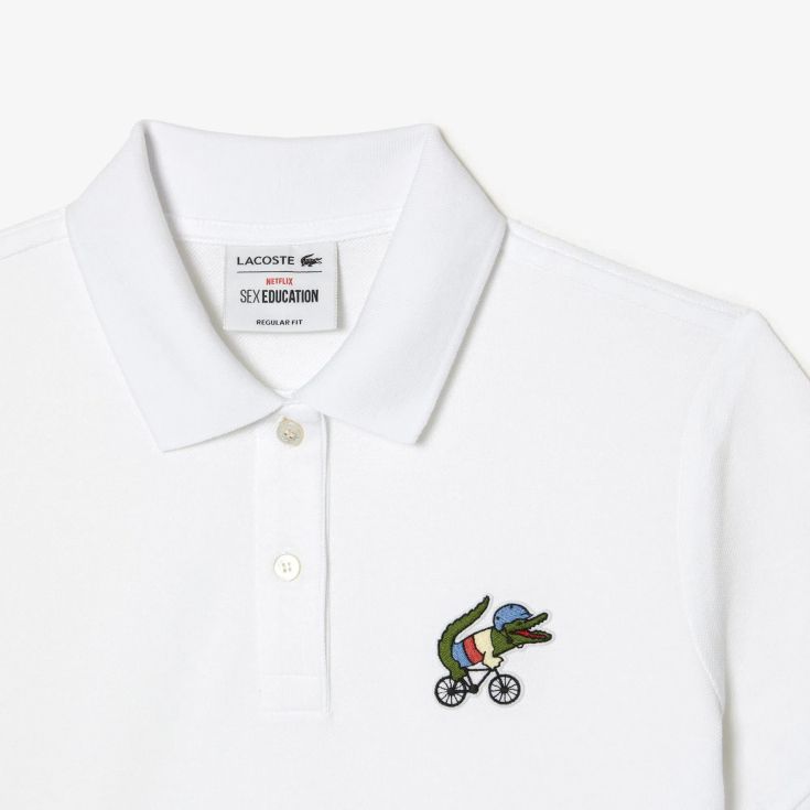 Женское поло Lacoste