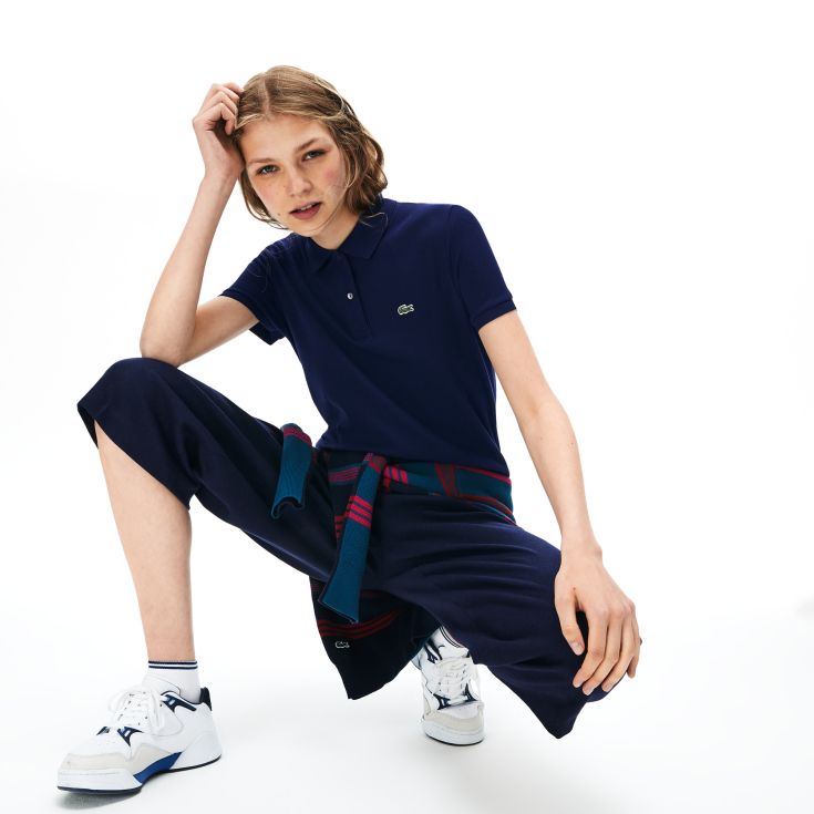 Женское поло Lacoste