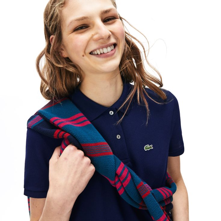 Женское поло Lacoste