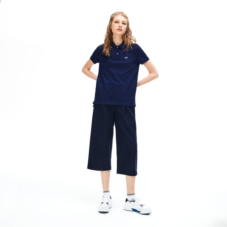 Женское поло Lacoste