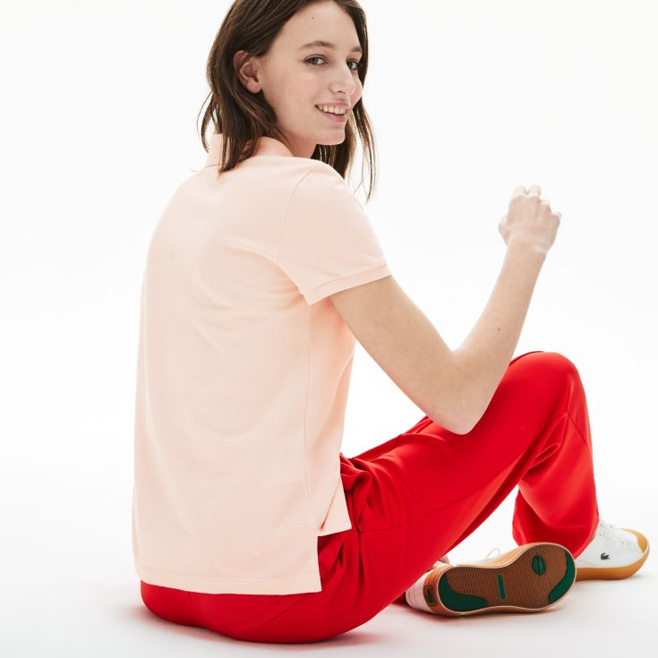 Женское поло Lacoste