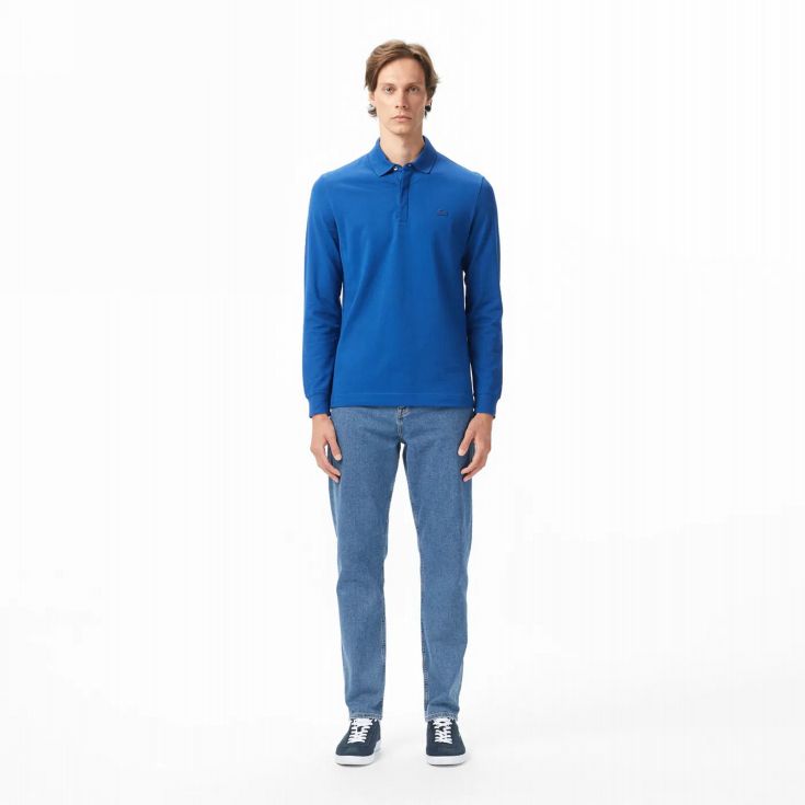 Мужское поло с длинным рукавом Lacoste