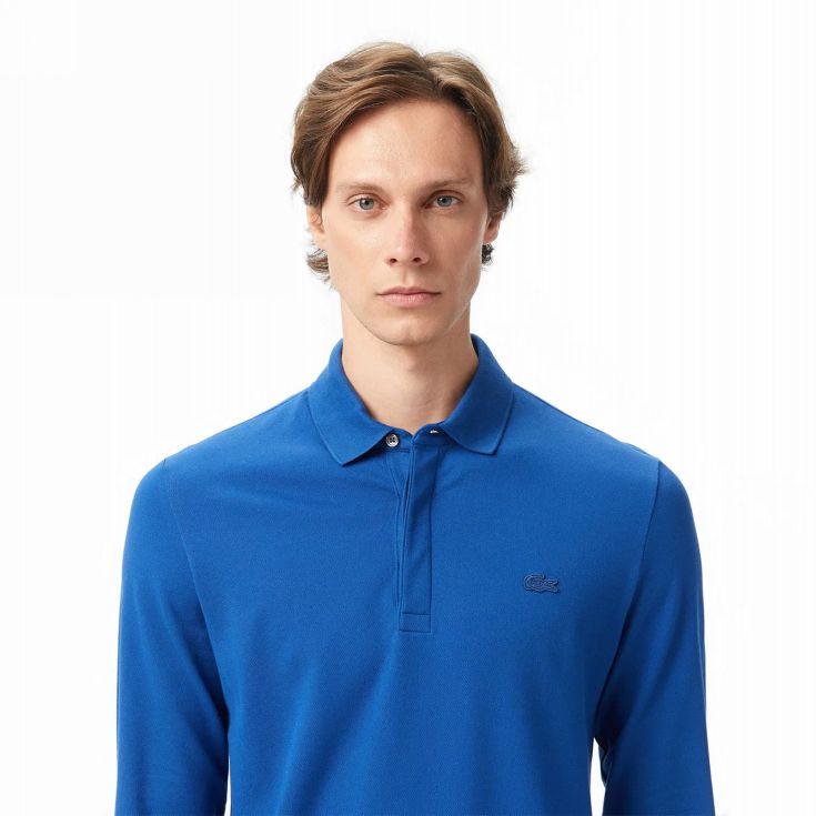 Мужское поло с длинным рукавом Lacoste