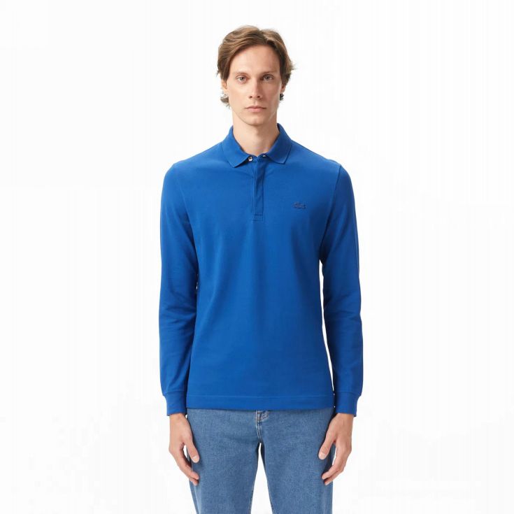 Мужское поло с длинным рукавом Lacoste