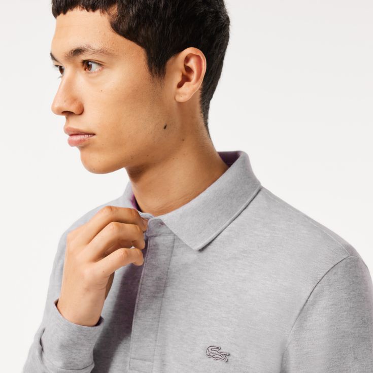 Мужское поло с длинным рукавом Lacoste